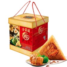 北京特产 全聚德仿膳聚情粽子礼盒1420g端午节礼品蛋黄肉粽咸鸭蛋